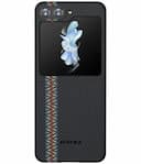 Чехол-накладка Pitaka Fusion Weaving MagEZ 3 для Galaxy Z Flip5, арамид (кевлар), черный/красный/синий
