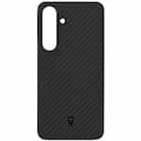 Чехол-накладка Asynora Magnetic aramid fiber для Galaxy S25+, арамид (кевлар), черный