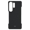 Чехол-накладка Magssory Zero для Galaxy S26 Ультра, арамид (кевлар), черный